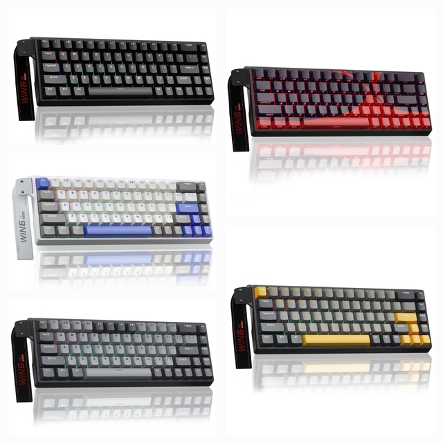 AULA Win68HE Win68MAX 8000Hz Polling Rate Five-sided Thermal Sublimation Magnetic Switch Gaming Keyboard Hot Swap Keyboard