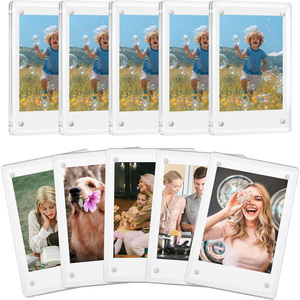 Marco DE FOTOS magnético acrílico Polaroid para nevera, pantalla de refrigerador de 2,36x3,54 pulgadas, imán transparente, marcos de fotos Fujifilm <span class=keywords><strong>Instax</strong></span> - Product Image 2
