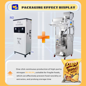 Machine automatique d'emballage de sachets de frites avec de l'azote - Product Image 2