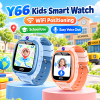 Montre connectée 4G pour enfants Y66, appels téléphoniques en temps réel, localisation WiFi, photos HD, jeu de mathématiques, calculatrice, montre-bracelet pour garçons et filles avec caméra