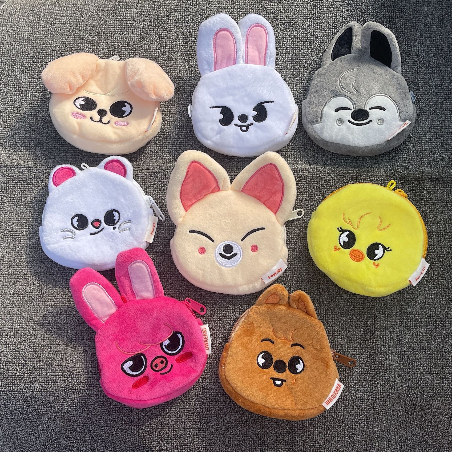 Wholesale Kpop Idol Group Merch: Cute Stray Kids SKZ Plush Wallet