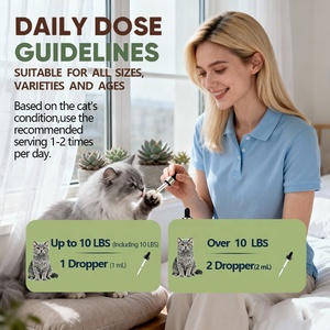 Cairan Pencegah Kutu dan Caplak untuk Kucing dan Anjing, Suplemen Kesehatan Rasa Salmon untuk Semua Usia - Product Image 5