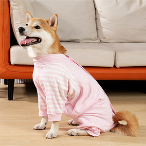 Nuovo arrivo casa animali domestici <span class=keywords><strong>cani</strong></span> tuta svezzamento a maniche lunghe per prevenire la perdita di capelli cucciolo vestiti sterili adatti per <span class=keywords><strong>cani</strong></span> di taglia media e grande - Product Image 2