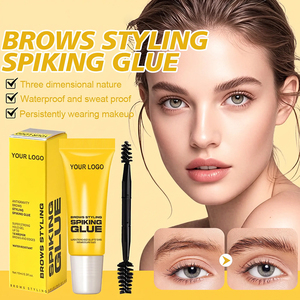Gel sourcils végétalien waterproof tenue forte, transparent, pour sourcils effilochés, personnalisation OEM, logo sur mesure - Product Image 1