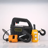 Palans électriques portables légers, silencieux et faciles à utiliser pour garage, maison, bricolage, petit outil de levage, câble métallique, 0,5-1 tonne, garantie 2 ans