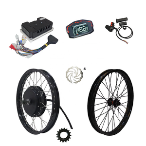 มอเตอร์ QS มอเตอร์ QS205 สกู๊ตเตอร์ 3000W 50H V3I ล้อขนาด 17x1.6 นิ้ว ชุดควบคุม Fardriver ND72450 BLDC ชุดมาตรวัดความเร็ว DKD 3000W 50H V3I - Product Image 3