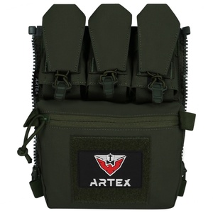 Bolsa Táctica de Expansión Ligera con Panel Trasero, Cierre de Cremallera en la Bolsa, Portacargadores Triple para Chaleco Táctico MOLLE de Caza - Product Image 1