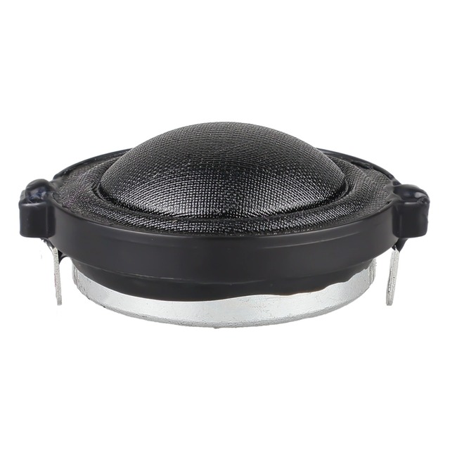 30mm 1.2-inch Silk Diaphragm Tweeter, 20-cone, 8-ohm, 15W Powerful Neodymium Magnet, Black Silk Soft Dome Speaker