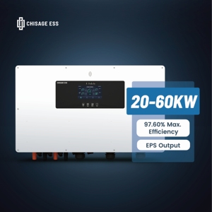 Prix usine – Onduleur hybride triphasé à triple sortie, MPPT multiple, 20-60 kW, haute tension, pour batteries Li-Ion/Plomb-Acide, efficacité 97,9 % - Product Image 3