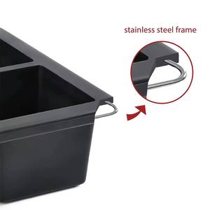 New Arrivals Eco-Friendly Easy Release <b>Silicone</b> Cube Tray BPA Free Large Whiskey Ice Cream <b>Tools</b> with Lid Oven Safe - Product Image 4