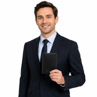 Porte-passeport en cuir personnalisé avec nom, portefeuille pour cartes de voyage, étui fin pour passeport, organisateur de billets de voyage