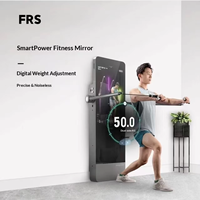 Système de gym à domicile FRS Smart Fitness Mirror avec partage multi-comptes, cours vidéo professionnels, entraînement complet du corps