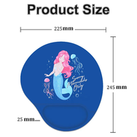 Tapis de jeu PC personnalisé, tapis de souris en silicone, tapis de souris de dessin animé, tapis de souris de jeu avec repose-poignet, tapis de bureau pour le bureau et la maison