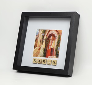 Bóng hộp khung ảnh, 9x9 "Kích thước với 5x5" mat, 6 màu sắc khung hình - Product Image 3