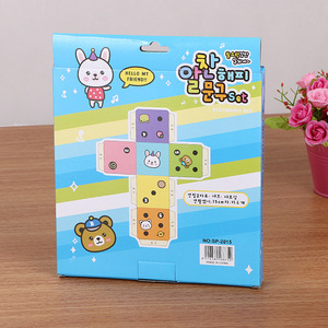 Ensemble de papeterie coloré de 10 pièces, boîte cadeau, <span class=keywords><strong>dessin</strong></span> <span class=keywords><strong>animé</strong></span>, cadeaux pour enfants de <span class=keywords><strong>maternelle</strong></span>, fournitures scolaires pour l'école primaire, ensemble de papeterie - Product Image 5