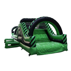 Parcours d'obstacles gonflable commercial de haute qualité en PVC <span class=keywords><strong>pour</strong></span> l'extérieur, toboggan gonflable <span class=keywords><strong>pour</strong></span> la <span class=keywords><strong>location</strong></span> - Product Image 4