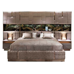 Conjunto <span class=keywords><strong>de</strong></span> cama moderna <span class=keywords><strong>de</strong></span> lujo para dormitorio, mueble tapizado con Marco, tamaño king size - Product Image 6