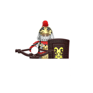 S101-03 Soldado de la Dinastía Song con Lanza Larga, Martillo y Escudo, Figura de Bloques de Construcción de Plástico ABS - Product Image 4