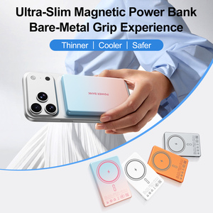 <span class=keywords><strong>Prix</strong></span> <span class=keywords><strong>d</strong></span>'usine, mini <span class=keywords><strong>batterie</strong></span> externe magnétique 5000 mAh, portable, charge rapide sans fil 15 W, Power Bank <span class=keywords><strong>pour</strong></span> iPhone et Android - Product Image 2