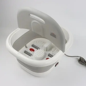 Bassin pliable pour bain de pieds, spa à bulles, massage infrarouge, rouleaux de massage pour les pieds - Product Image 5