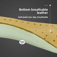 Semelles orthopédiques en peau de mouton véritable, demi-longueur, soutien de la voûte plantaire, absorbant la transpiration, semelles confortables pour soulager la douleur au pied
