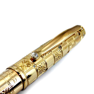 JR3633 for Luxury Metal <b>Engraved</b> Crystal Ballpoint <b>Pen</b> for Business Office Stationery Promotional Use Custom Logo <b>Parker</b> - Product Image 2