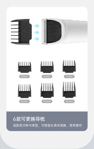 TKP-DTJ002 कुत्ते की क्लिपर्स पेशेवर भारी शुल्क कुत्ते को 3-गति कम शोर उच्च शक्ति रिचार्जेबल कॉर्डलेस - Product Image 4