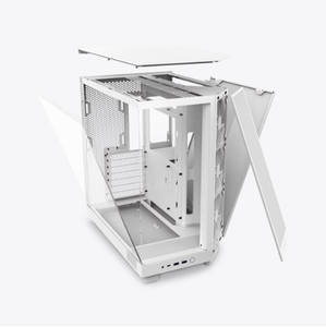 Funda de <span class=keywords><strong>PC</strong></span> de flujo de aire de Torre media de doble cámara compacta H6 Flow para escritorio de juegos - Product Image 3