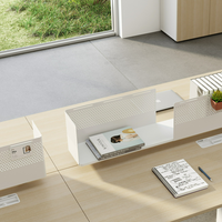 Bureau moderne en bois de qualité supérieure pour immeuble de bureaux et réception haut de gamme