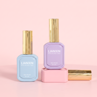 Flacon carré en verre personnalisé de 11 ml pour vernis à ongles, avec pinceau fait main, flacon vide en verre pour vernis à ongles, gravure écologique pour marque de produits pour les ongles