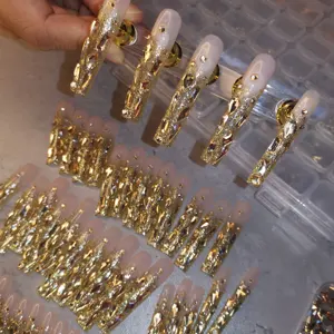 Ensemble complet de pointes d'<span class=keywords><strong>ongles</strong></span> et d'orteils à la main, presse personnalisée sur les <span class=keywords><strong>ongles</strong></span>, vente en gros, livraison gratuite - Product Image 1