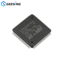 Geesing Original ARM Cortex-M7 MCU de 32 bits, 480MHz, 2MB Flash, LQFP-100 con FPU, DSP, LCD-TFT, Ethernet, Grado Industrial STM32H743VIT6