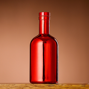 Botellas de Vino de Vidrio Galvanizadas al por Mayor, 375 ml, 500 ml, Acabado Brillante UV, Tapón de Goma, Color Personalizado, Bares, Discotecas, Carbonatadas - Product Image 2
