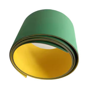 अंतहीन नायलॉन बेल्ट उच्च गति सपाट बेल्ट पीले हरे रंग का कपड़ा स्पर्श <span class=keywords><strong>8</strong></span> इंच कन्वेयर बेल्ट नायलॉन बेस टेप - Product Image 1