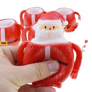 Nuevo Vaso Creativo de Santa Claus para Niños, Juguete para Exteriores con Música al Apretar, Vaso de Muñeco de Nieve para Descomprimir, Divertidos Regalos de Broma para Niños - Product Image 4