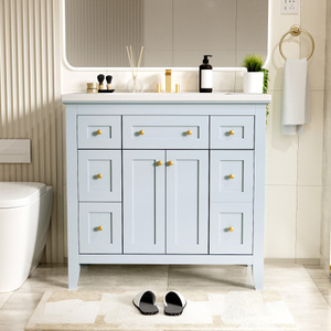 Nueva innovación muebles de sala de estar baño vanidades gabinete baño con precio al por mayor otros muebles de baño - Product Image 3