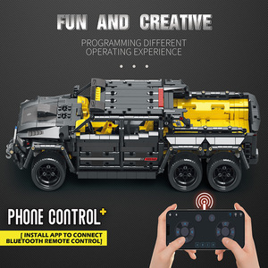 Reobrix 11001 G Class SUV <b>Building</b> Block <b>Model</b> Educational Toy Car Boys 8-13 Years 800+ Pieces Remote Control - Product Image 5