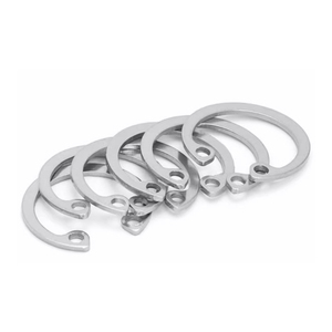Acero inoxidable ASTM AISI ANSI 304 316 1,4301 1,4306 1,4571 <span class=keywords><strong>E</strong></span> <span class=keywords><strong>Clip</strong></span> anillo de retención para orificios para ejes DIN471 DIN472 DIN6799 - Product Image 4