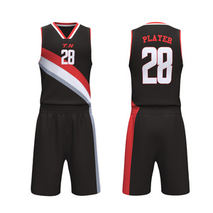 Camiseta de baloncesto T.N 28, uniforme unisex sin mangas de secado rápido para entrenamiento y competición en equipo - Product Image 1