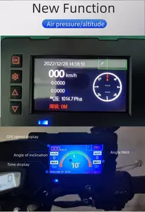 Kamera sepeda motor 2k + 1080 lensa ganda, kamera sepeda motor perekam Video seluruh mesin tahan air penglihatan malam GPS Wifi Dash Cam