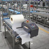 Machine automatique à coussins d'air à fonctionnement simple pour l'emballage de colis postaux, optimisation des coûts, emballage en tube de coussin LA300