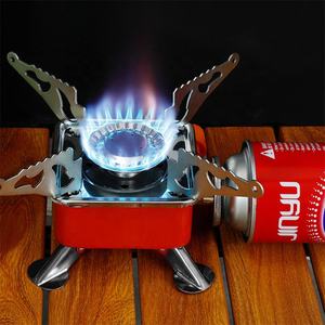 IRONDONKEY randonnée Portable extérieur cuisinière <span class=keywords><strong>à</strong></span> gaz Mini gaz Butane pique-nique Portable pliant <span class=keywords><strong>poêle</strong></span> Camping - Product Image 2