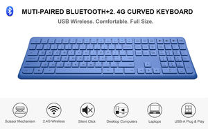 Custom Espanol Spanish Key Board Computer <b>Keyboard</b> Cute Curved <b>bluetooth</b> <b>Keyboard</b> for Ios Android windows System Mackbook - Product Image 5