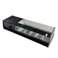 Vitrine à sushi de qualité supérieure avec éclairage LED pour cuisine commerciale