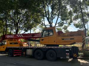 Grúa sobre camión Sany STC250H de 25t de segunda mano, grúa móvil hidráulica barata para construcción de ingeniería, grúas usadas en venta - Product Image 4