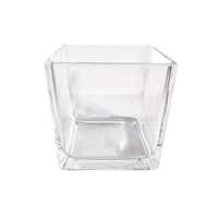 Linlang Shanghai, fournisseur chinois de pots à bougies en verre carrés personnalisés, élégantes lanternes carrées pour bougies votives