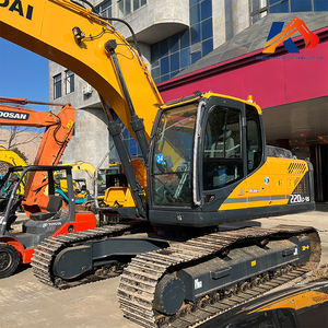 Excavadora Hyundai 220LC-9S usada, estado original, segunda mano, 22 toneladas, oruga hidráulica 220, excavadora de Corea - Product Image 4