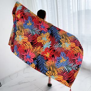 Écharpe ethnique en twill de coton et polyester de haute qualité pour femme, style écharpe à l'infini, collection automne, vente chaude en <span class=keywords><strong>Afrique</strong></span> - Product Image 3