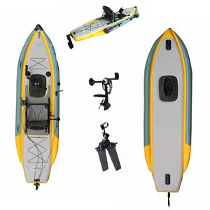 Kayak de pêche <span class=keywords><strong>gonflable</strong></span> pliable à pédales pour une personne Vicking 360 cm, en PVC, personnalisé, garantie 3 ans, vente de 3 kayaks - Product Image 3