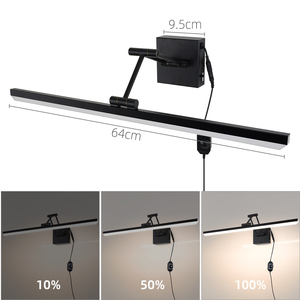 LED Adjustable Linear Picture <b>Lights</b> For Wall Art 3-color temperature Mirror Lamp for Bathroom Dimming <b>Vanity</b> Fixture Wall <b>Light</b> - Product Image 3